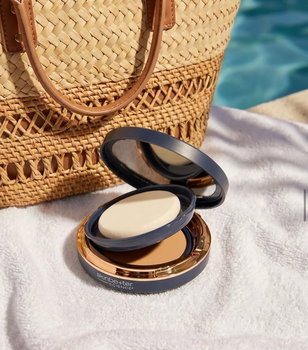 Instagram post by Dr. Gergana Gallacher: Post-procedure skincare, but make it polished. ✨ The sunbetter TONE SMART SPF 68 Sunscreen Compact gives broad-spectrum mineral protection w…