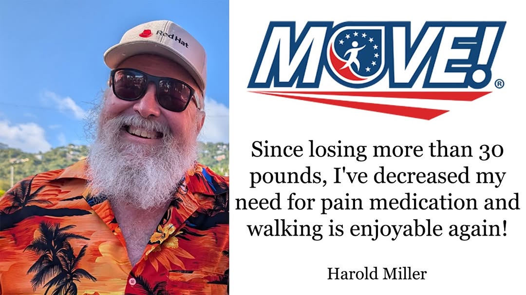 Instagram post by Dr. Ghazwan Sharabi: "Since losing more than 30 pounds, I’ve decreased my need for pain medication, and walking is enjoyable again!" – Harold Miller, Veteran. ht…