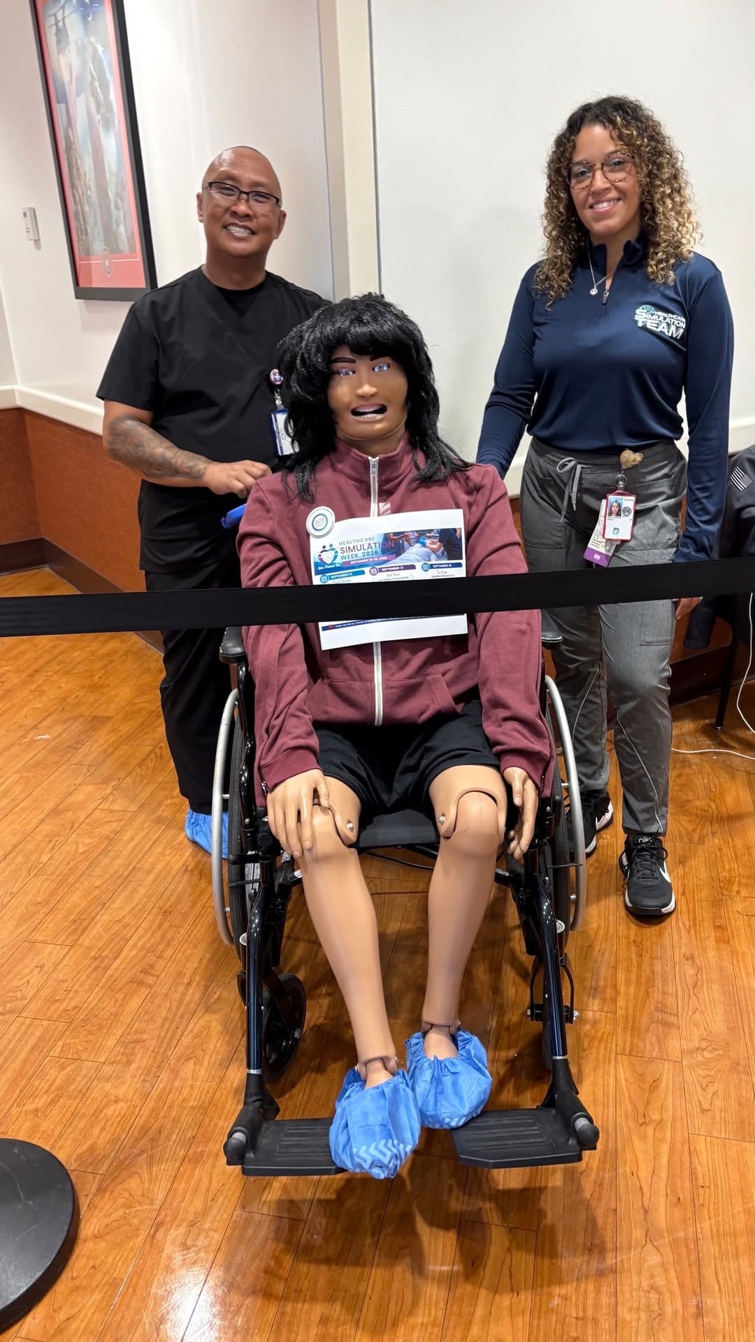 Instagram post by Dr. Ghazwan Sharabi: The annual Healthcare Simulation Week runs Sept. 14–19, and the Audie L. Murphy Memorial Veterans Hospital’s (ALMMVH) Simulation Education D…