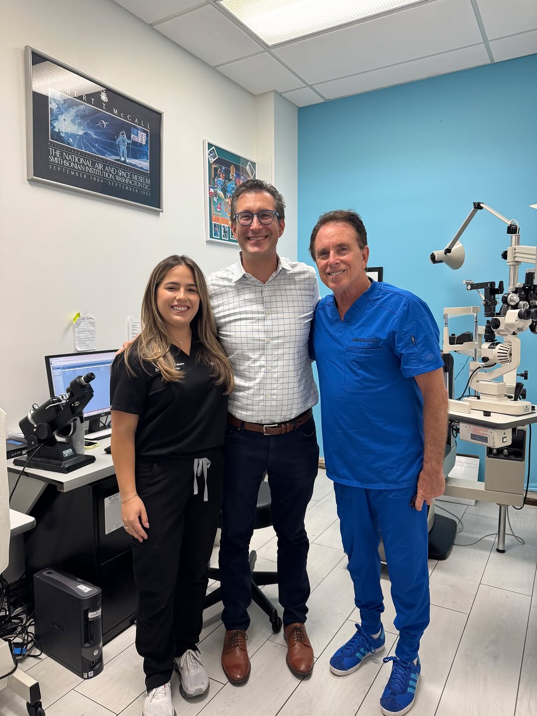 Instagram post by Dr. Gil A. Epstein: Today marks an exciting milestone as we officially welcome Dr. Carl J. Danzig to Fort Lauderdale Eye Institute. On his first day, Dr. Danzig…
