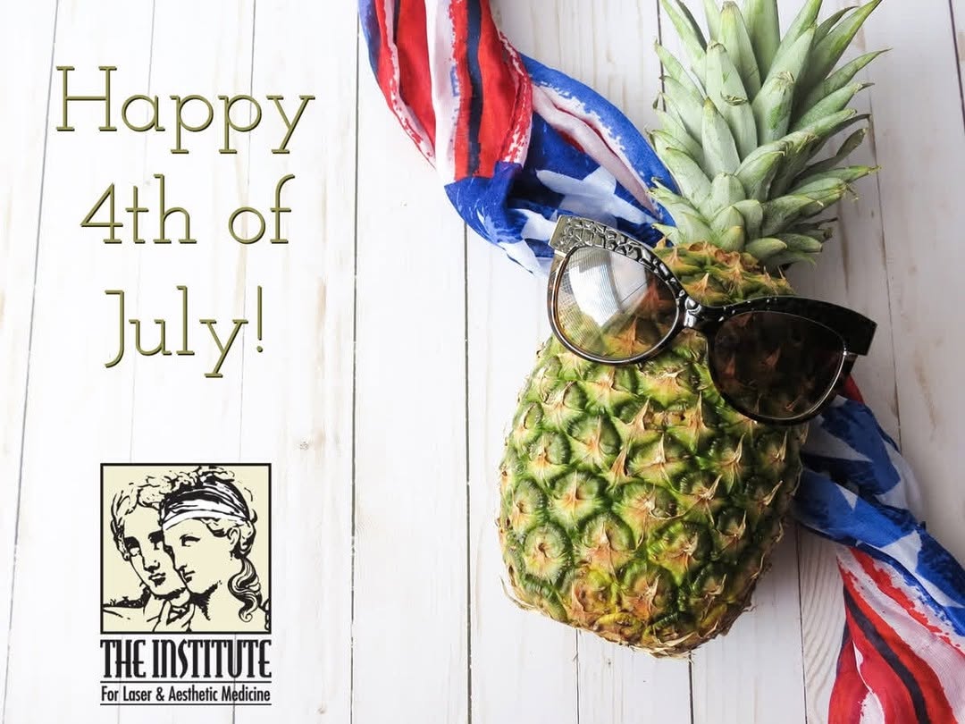 Instagram post by Dr. Glenn DeBias, DO: Wishing everyone a happy and healthy Independence Day! ˙ ˙ ˙ #beauty #activefx #FAQ #SkinTight #bodycontouring #feelgood #lookgood #aestheti…