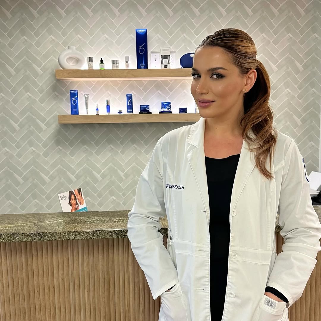 Instagram post by Dr. Gloria Duda: Meet our highly skilled and talented esthetician, Kendie! ✨🌼 She has close to a decade of experience in esthetics and specializes in non-in…