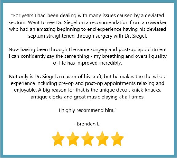 Instagram post by Dr. Gordon J. Siegel: ⭐️⭐️⭐️⭐️⭐️ #hearingloss #hearinglossawareness #audiology #audiologists #audiologist #ent #midwestent #midwestentchi #midwestentchicago #earn…