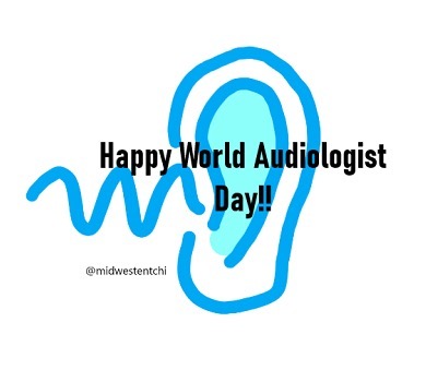 Instagram post by Dr. Gordon J. Siegel: Happy World Audiologist Day ! 🌎 🦻🏻 #hearingloss #hearinglossawareness #audiology #audiologists #audiologist #ent #midwestent #midwestentc…