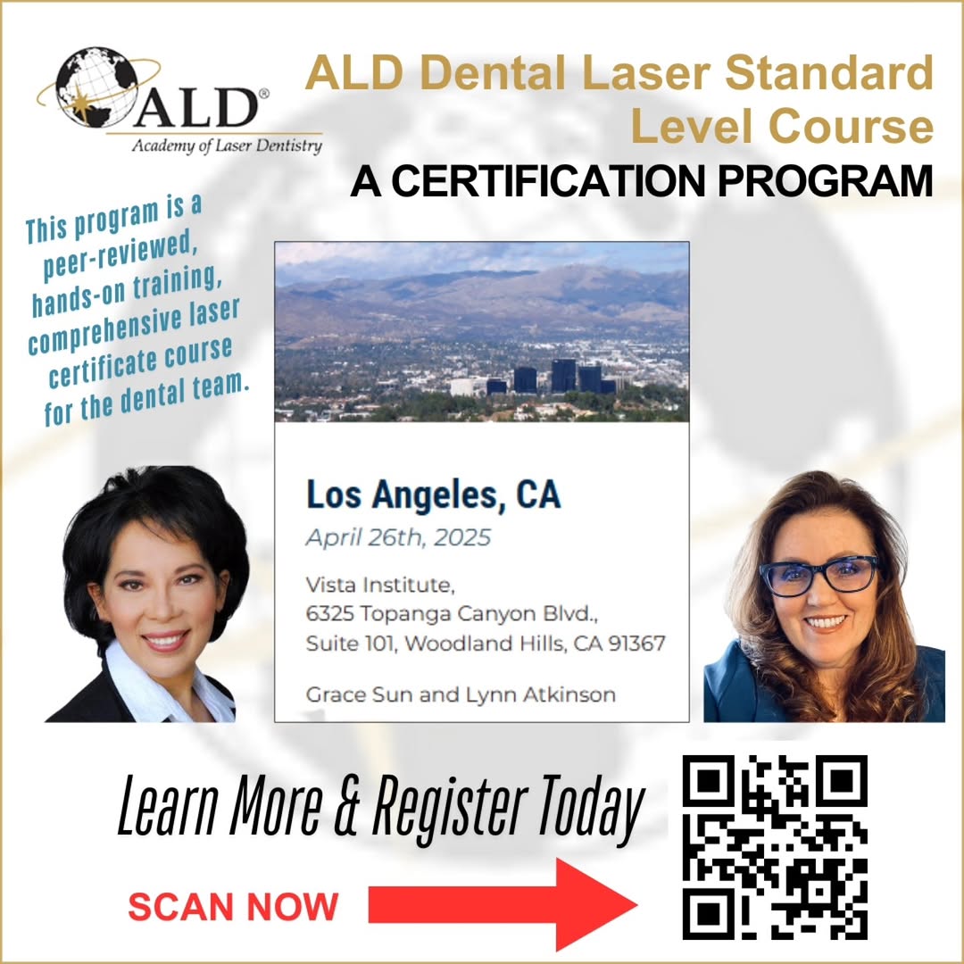 Instagram post by Dr. Grace Sun: First regional ALD Standard Level Course in Los Angeles! Hope you can all make it but if you're not able to there are more courses all over …