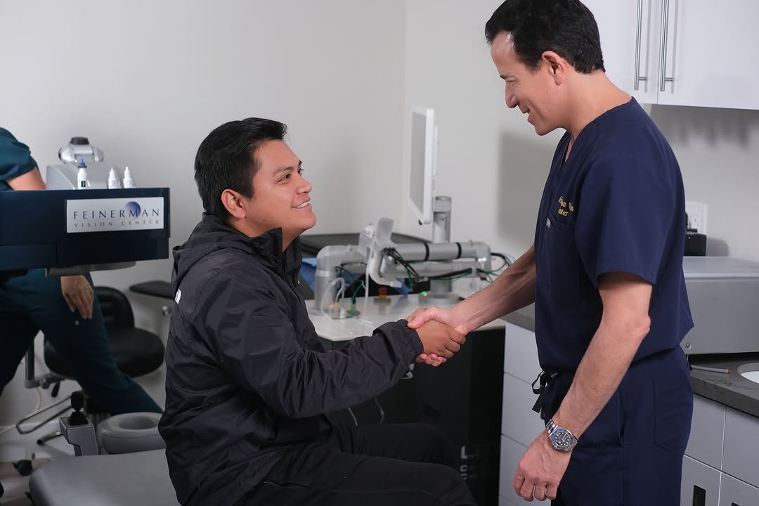 Instagram post by Dr. Gregg Feinerman: If you want to reduce your dependence on glasses and contacts, Feinerman Vision offers LASIK, EVO ICL™, and cataract and lens surgery, perso…