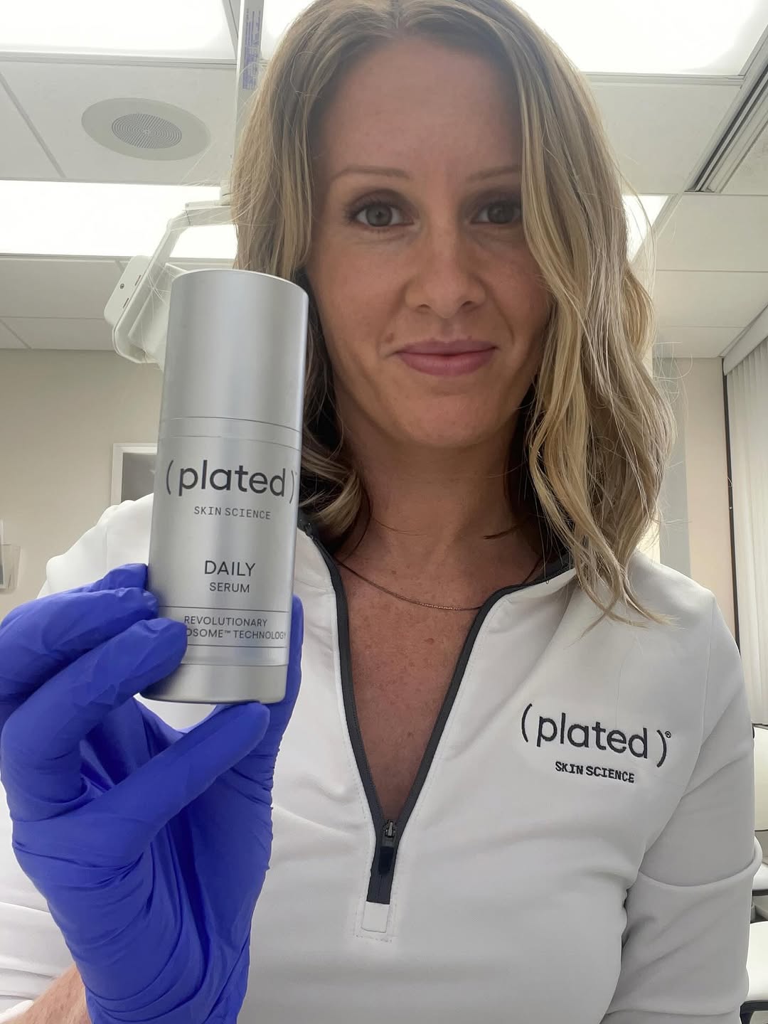 Instagram post by Dr. Gregory P. Kezele: One of the most impactful serums I’ve ever used on my skin? @platedskinscience Platelet-derived exosomes are messengers that speak the langu…