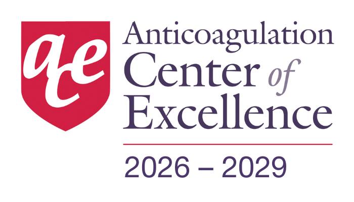 Instagram post by Dr. Gregory Ruff: We’re thrilled to announce that Mount Nittany Medical Center has been recognized as an Anticoagulation Center of Excellence (ACE) from 2026 …