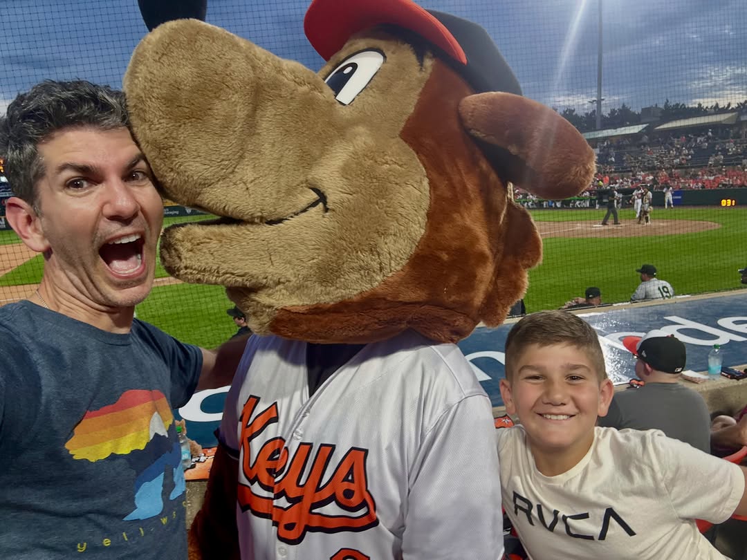 Instagram post by Dr. Guy Cappuccino: Keyote ❤️ Dr. C! Go Keys! #drcappuccino #frederickkeys #downtwonfrederickmd #plasticsurgeon #keyote