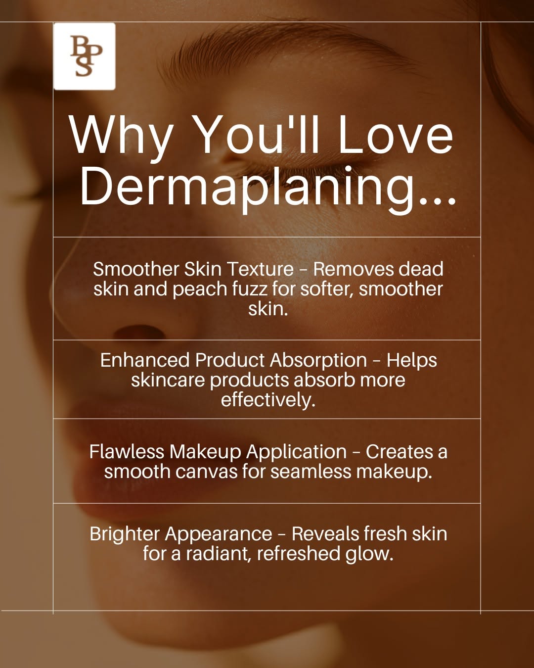 Instagram post by Dr. Hans R. Kuisle: Considering Dermaplaning? A little self-care, a lot of glow! Our aestheticians use dermaplaning to gently exfoliate and remove peach fuzz, l…