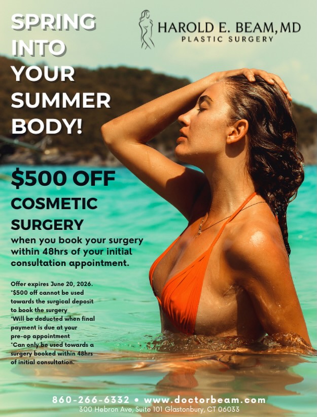 Instagram post by Dr. Harold Beam: Our Spring Surgery Special is BACK! 🌹🌸🌺🌷🌼🌿🌱 ✨Receive $500 💵 off your cosmetic surgery when you book your surgery within 48 hours of …