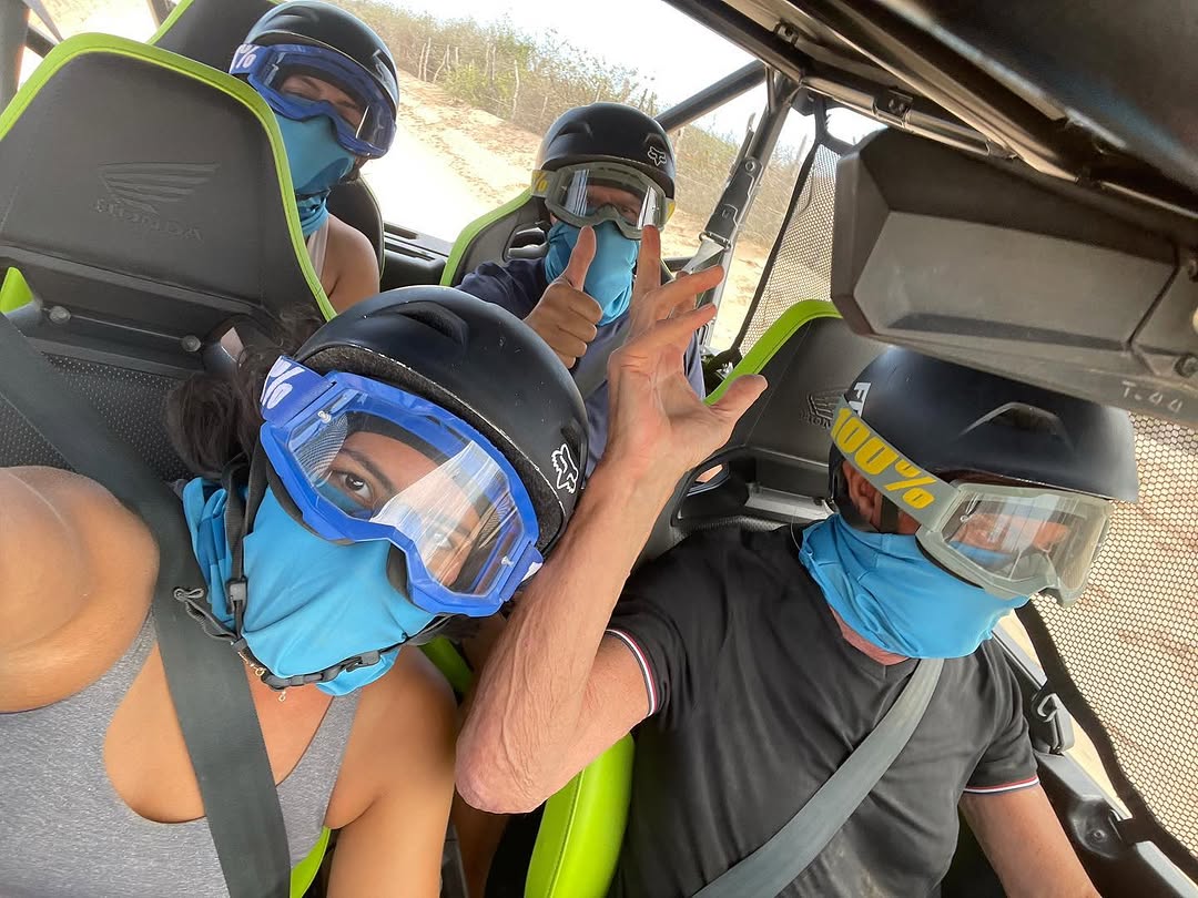 Instagram post by Dr. Harry Glassman: ATV with the family on the beautiful and desolate beaches of Cabo San Lucas. Incredible fun! . 🌎website:glassmanmd.com 📞(310)550-0999 📬in…