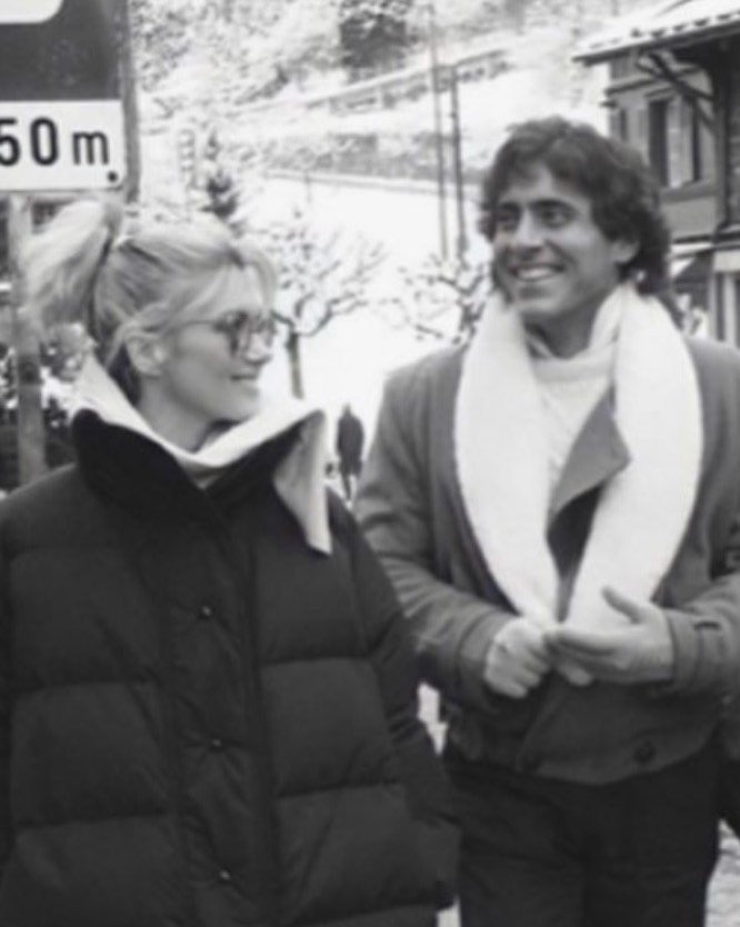 Instagram post by Dr. Harry Glassman: Deeply saddened by the death of lovely Olivia Newton-John. Together apres ski in Switzerland in the 1980’s.
