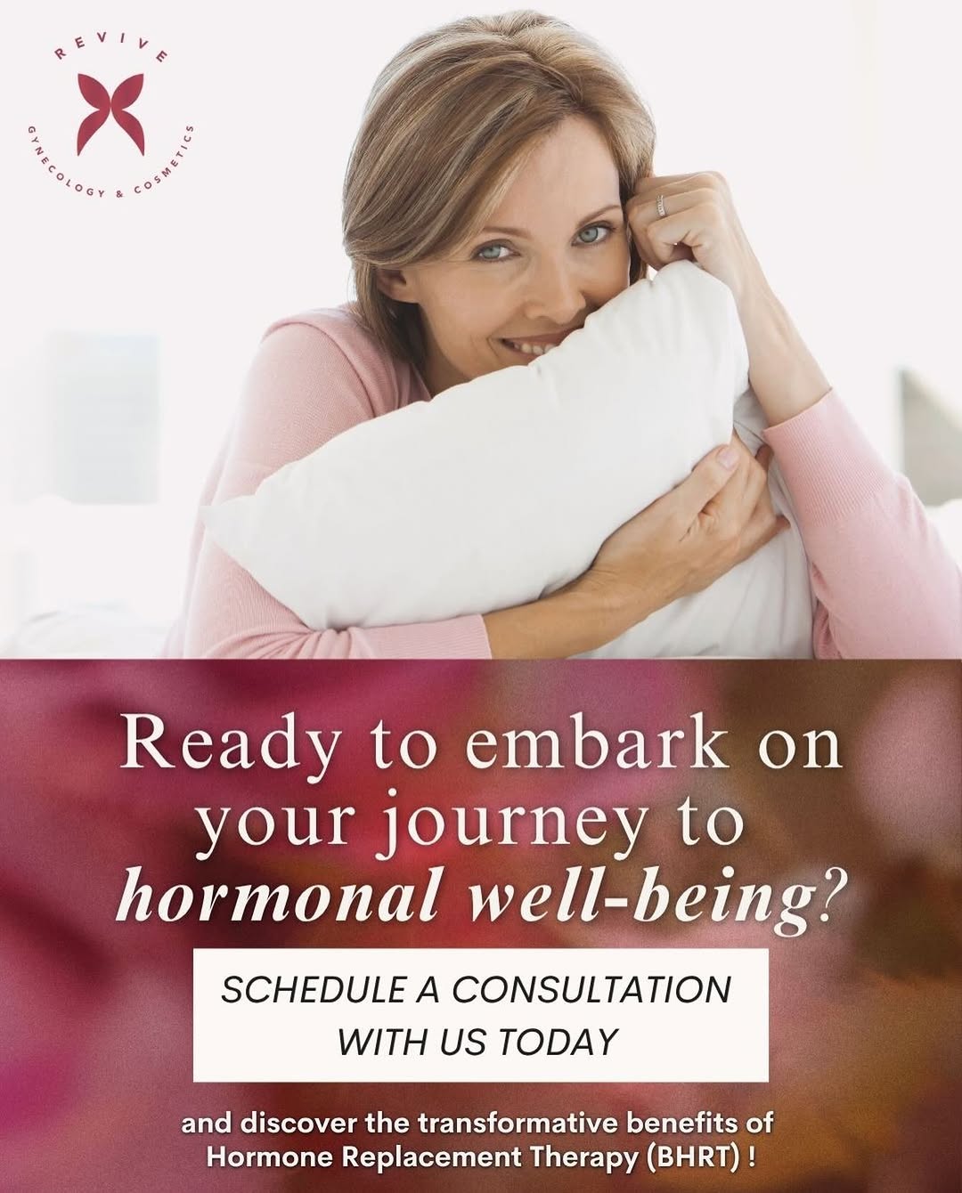 Instagram post by Dr. Hazem Elshoreya: Feeling like yourself again starts with understanding what your body needs. 🤍 Bioidentical Hormone Replacement Therapy (BHRT) may help supp…
