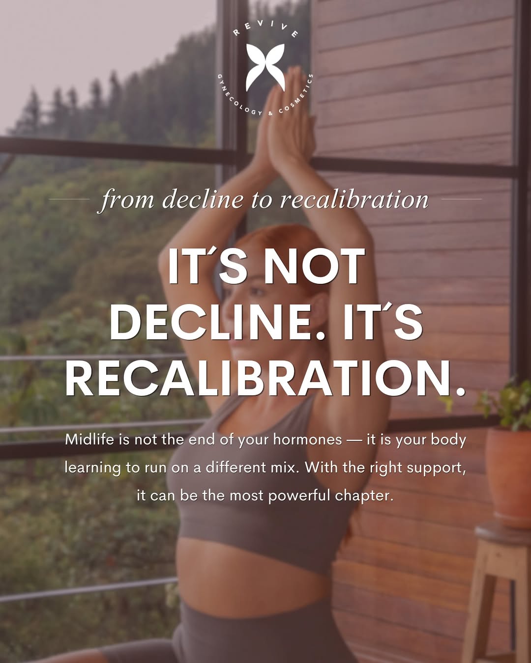 Instagram post by Dr. Hazem Elshoreya: Midlife isn’t a decline. It’s a recalibration. ✨ As hormones shift, your body’s needs can change too. With personalized support and the righ…