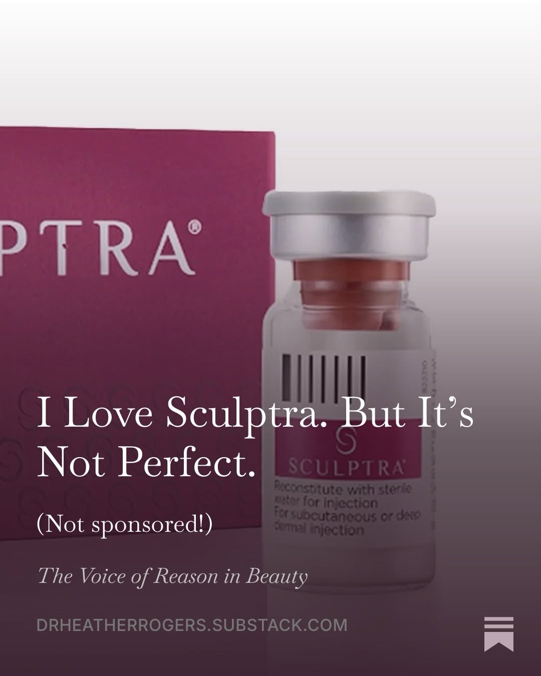 Instagram post by Dr. Heather D. Rogers: Sculptra is one of my favorite treatments but it’s not the right answer for everyone. Here’s what I love about it, what I don’t, and what to…