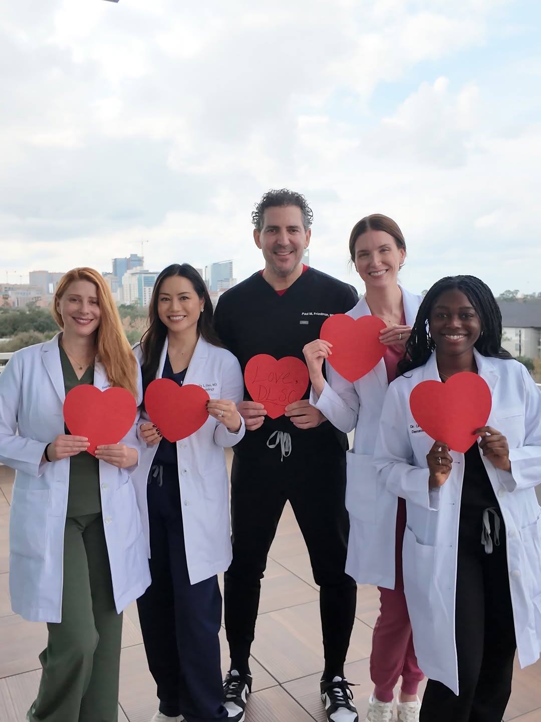 Instagram post by Dr. Heather M. Richmond: Roses are red, lasers are bright ✨ Happy Valentine’s Day from all of us at Dermatology & Laser Surgery Center! 💕 Dermatology & Laser Surger…