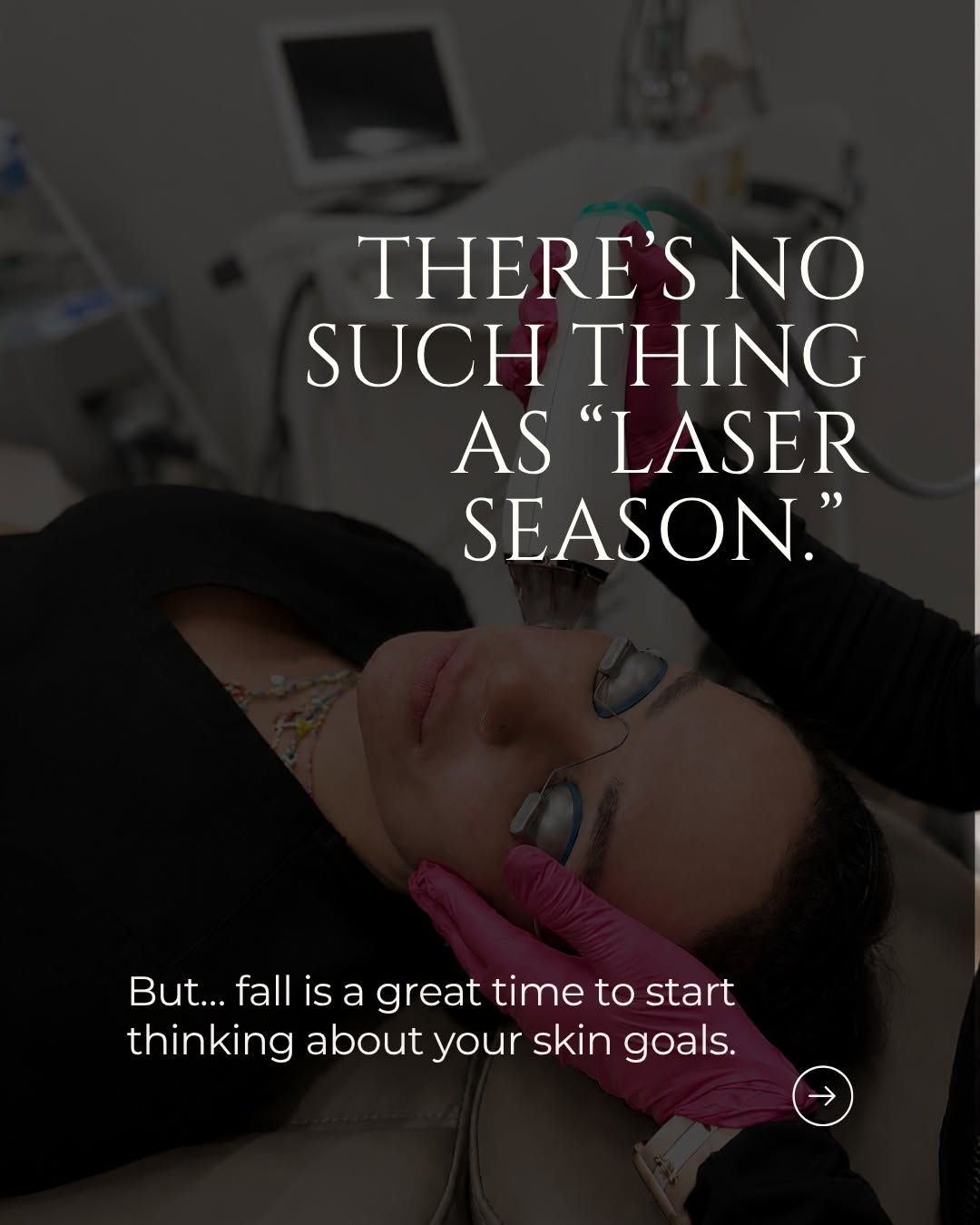 Instagram post by Dr. Henry Daniel Sandel IV: “There’s no such thing as laser season.” Well… yes and no. 😉 Laser treatments aren’t necessarily reserved for one season, but your sun expo…