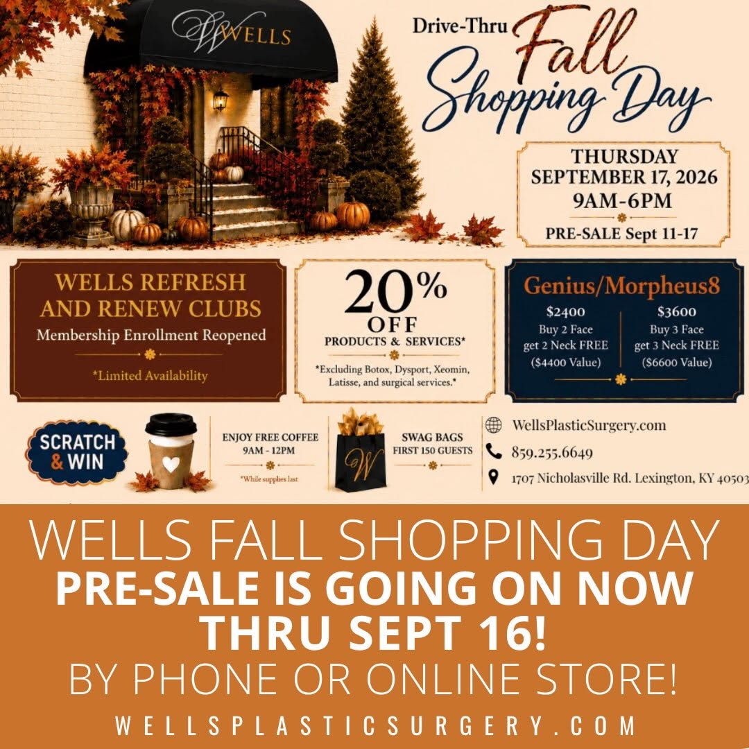 Instagram post by Dr. Henry Wells: Wells Fall Shopping Day Pre-Sale is going on NOW! Call us at 859.255.6649 or visit our Online Store to place your order, and it will be read…