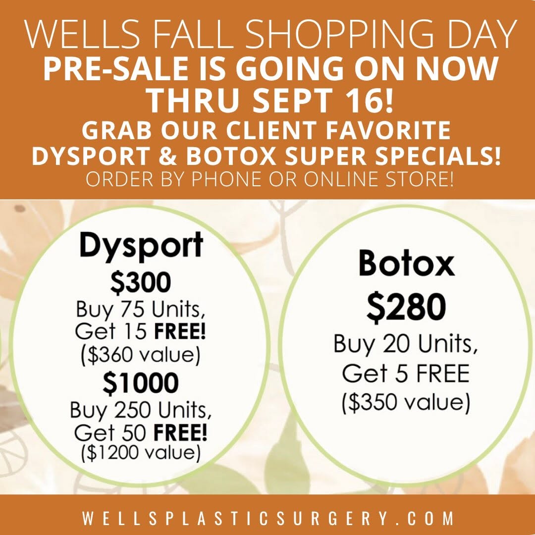 Instagram post by Dr. Henry Wells: Well Fall Shopping Day Pre-Sale is going on now! Shop by phone at 859.255.6649 or Wells Online Store and order Super Specials like these. On…