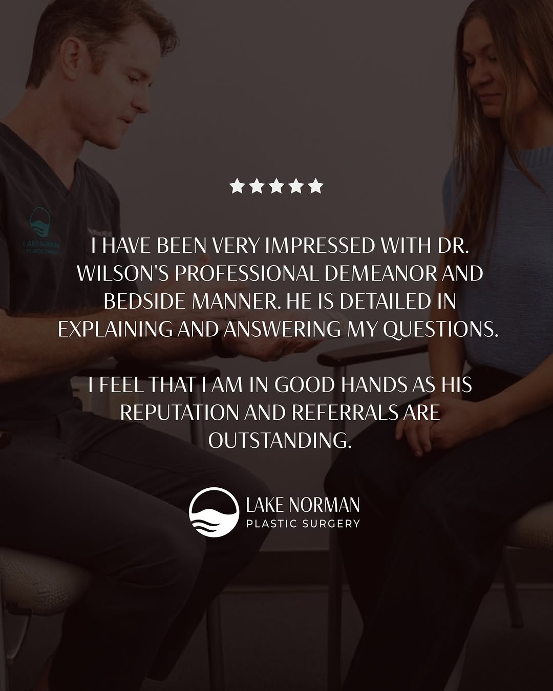 Instagram post by Dr. Henry Wilson: Feeling informed, heard, and confident in your care matters just as much as the procedure itself. We’re grateful for patients who trust Dr. …