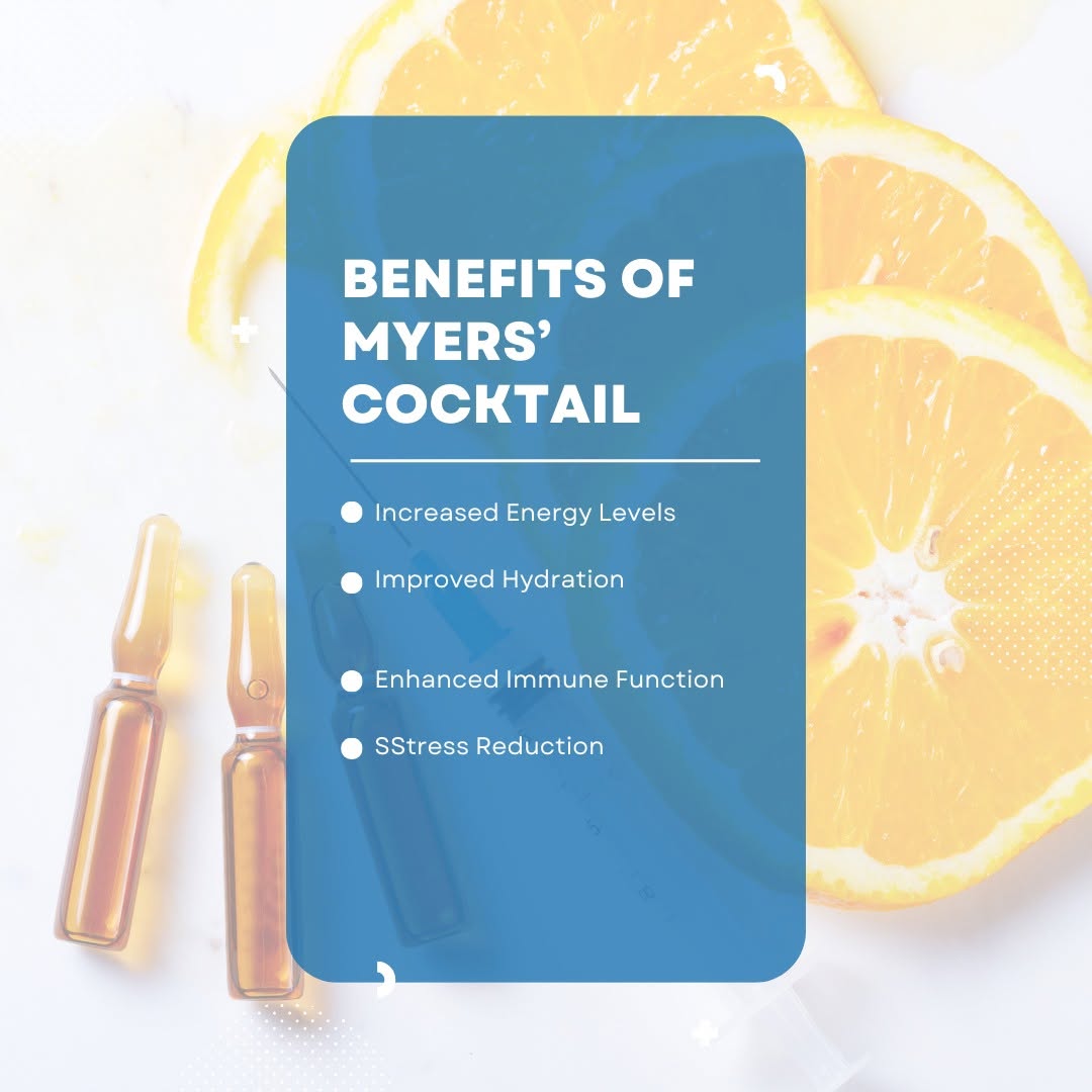 Instagram post by Dr. Herman Pang: Boost Your Wellness with Myers's Cocktail 90% of patients report increased energy after Myers's Cocktail infusion. This treatment can increa…