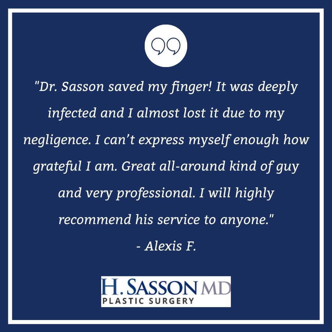 Instagram post by Dr. Homayoun Sasson: When our patients are happy, we're happy! Check out actual patient results by visiting our before and after gallery. http://www.sassonplasti…