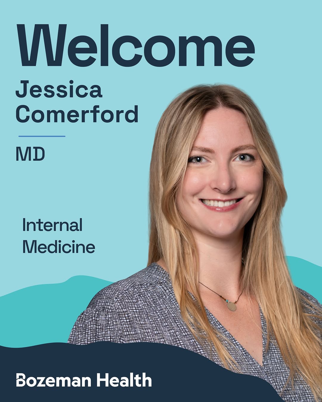 Instagram post by Dr. Hugh Hetherington: Meet Jessica Comerford, MD! Dr. Comerford provides compassionate primary care for adults and believes every patient deserves personalized ca…