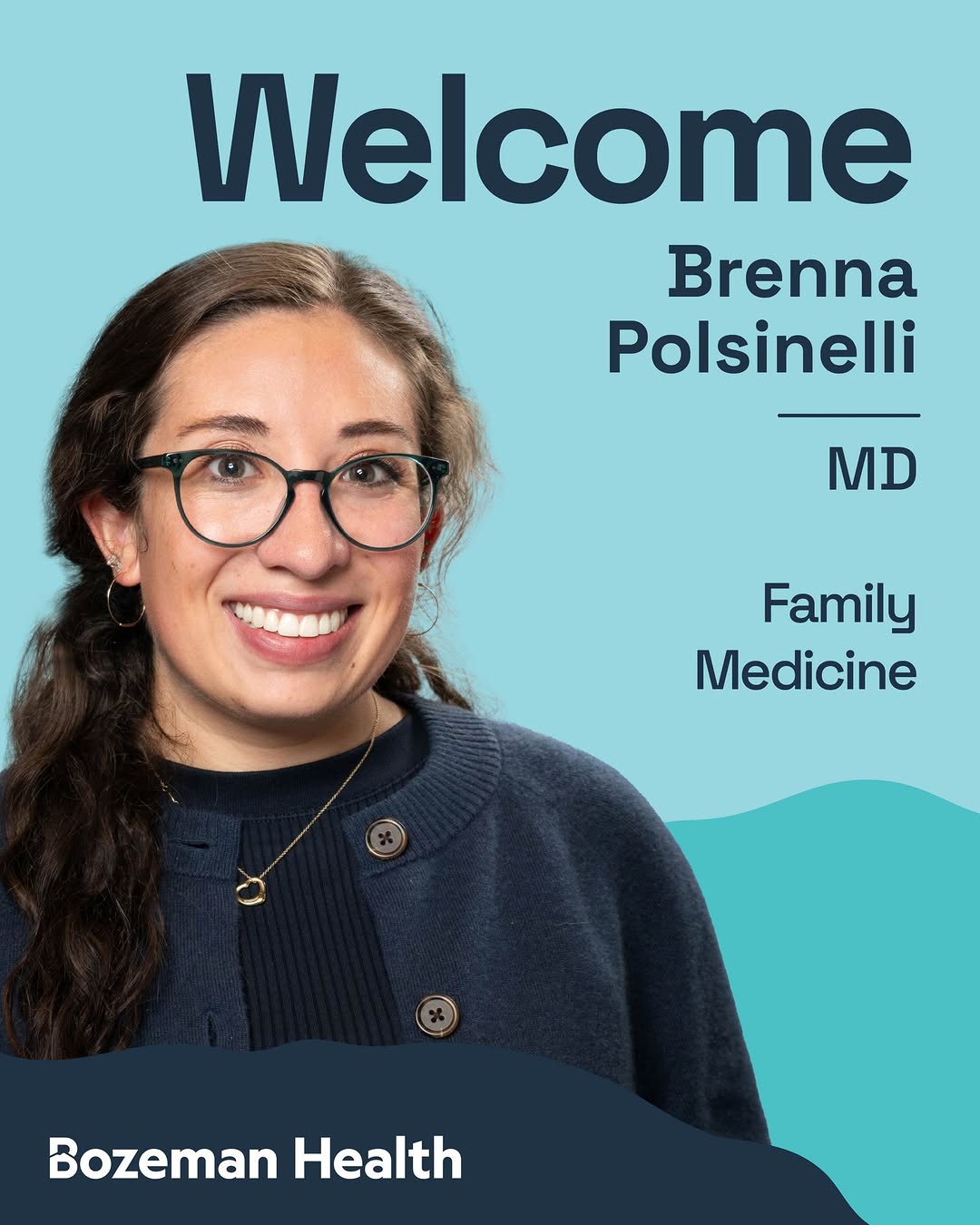 Instagram post by Dr. Hugh Hetherington: Meet Brenna Polsinelli, MD! Dr. Polsinelli is the newest provider at Bozeman Health Family Medicine. She’s a board-certified family medicine…