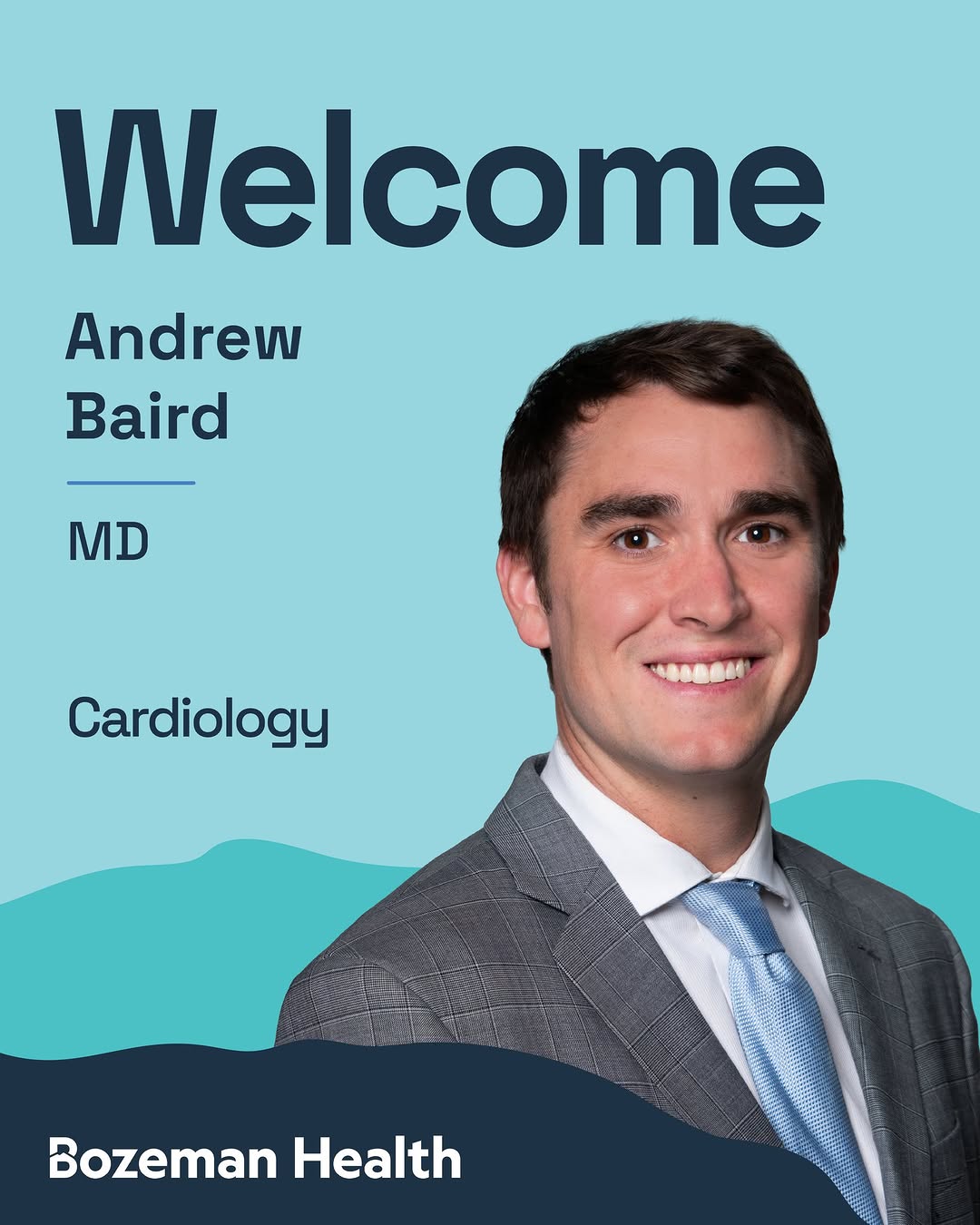 Instagram post by Dr. Hugh Hetherington: Better heart care starts with understanding the whole picture. We’re excited to welcome Andrew Baird, MD, to Bozeman Health Cardiology Clini…