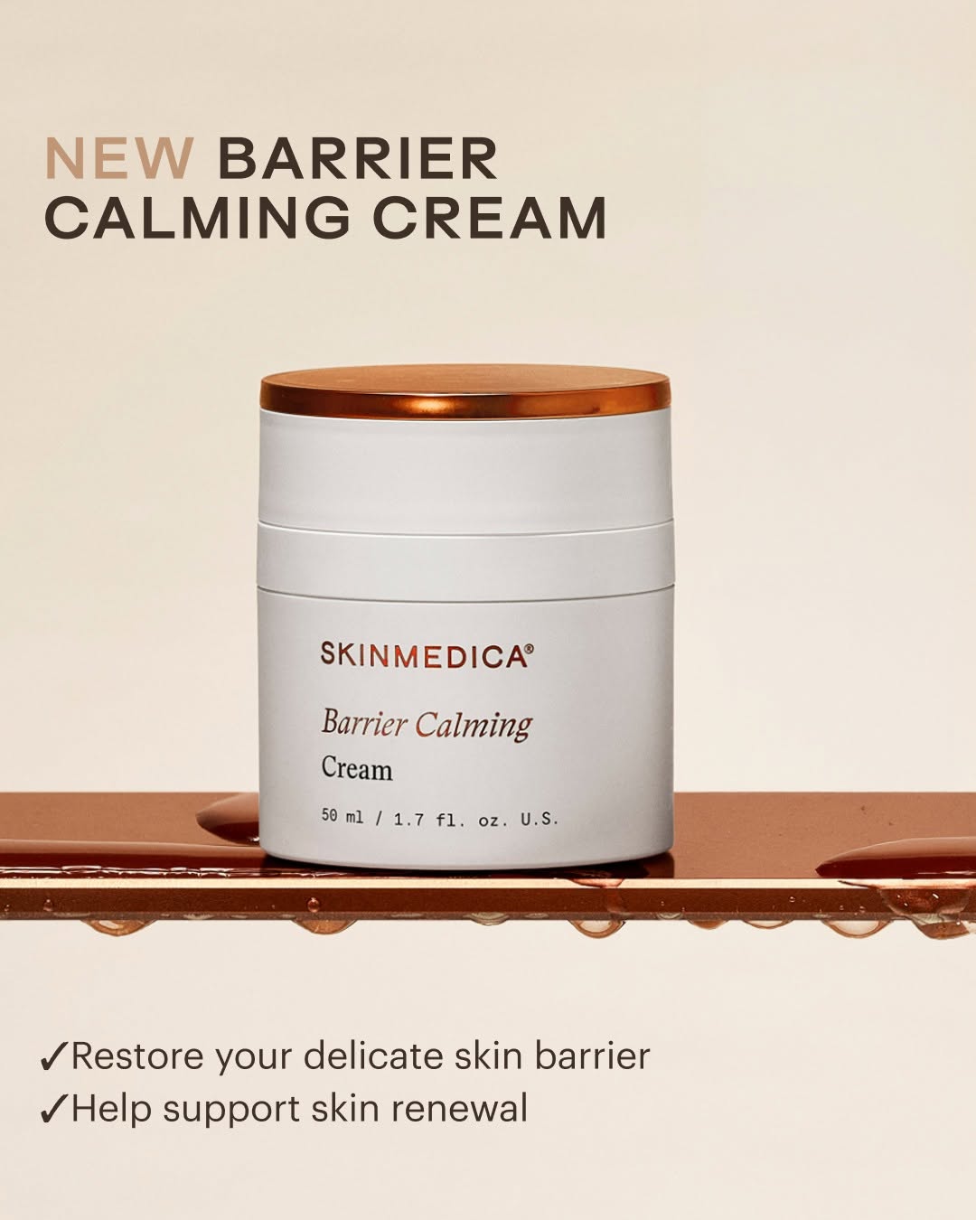 Instagram post by Dr. Humpartzoom (James) Kojian: Calm at the surface. Strengthen at the source. NEW Barrier Calming Cream from @SkinMedica pairs an advanced Calcium Strengthening Complex wi…