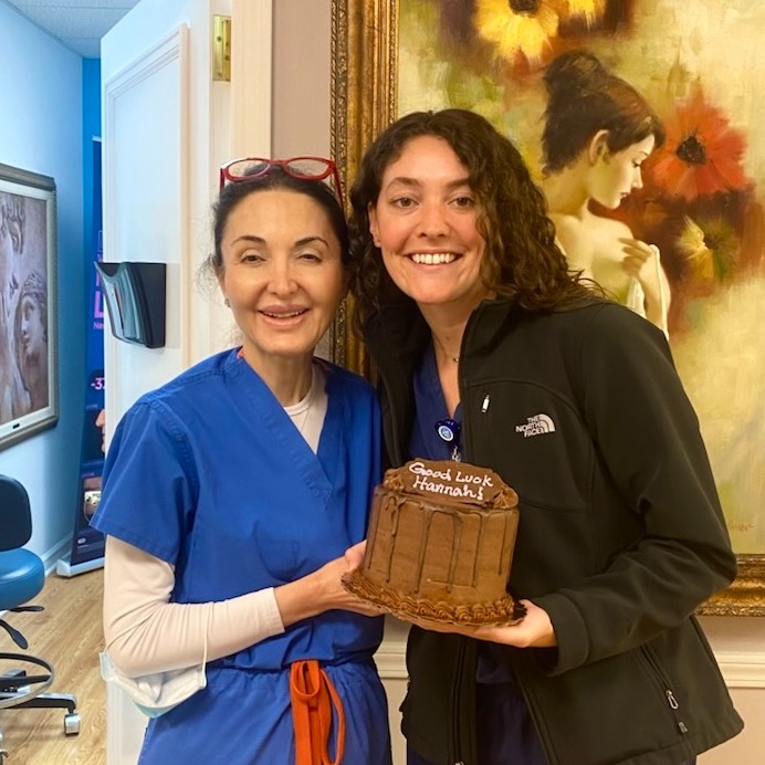Instagram post by Dr. Iliana Sweis: We would love to give another big thanks to Hannah, our lovely PA student from the University of Dubuque, for all of her hard work and dedic…