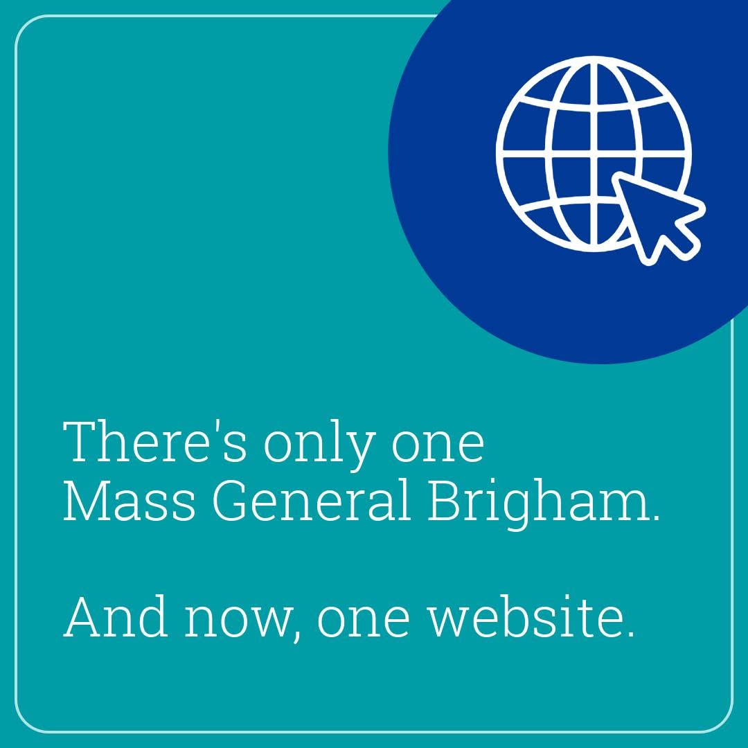 Instagram post by Dr. Indranil Sinha: We have relaunched our website to bring our 12 hospital sites into one place. You can still get care at your preferred Mass General Brigham …