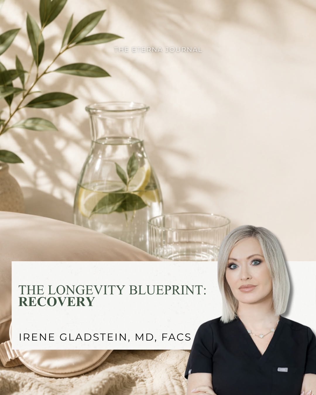Instagram post by Dr. Irene Gladstein: One of the biggest shifts I encourage my patients to make is to stop thinking of recovery as "time off." Recovery is when your body repairs,…