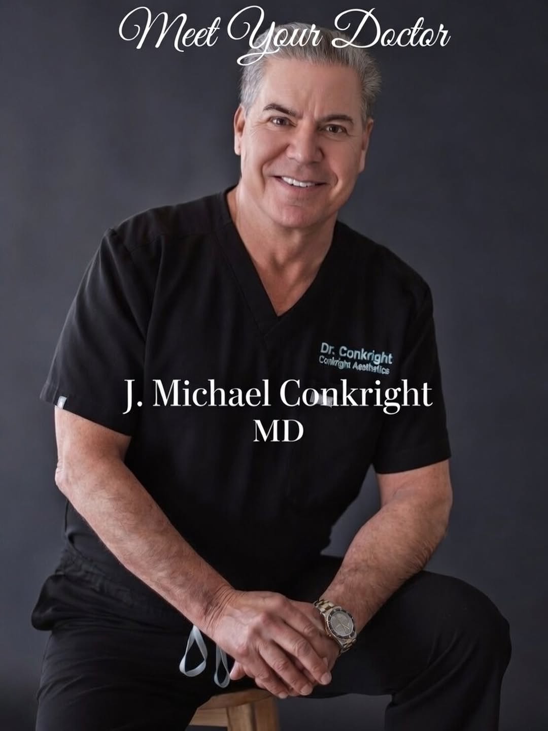 Instagram post by Dr. J. Michael Conkright: Over 40 years of exclusive aesthetic surgery experience. ABPS Board Certified since 1988. When you choose Dr. Conkright, you’re choosing dec…