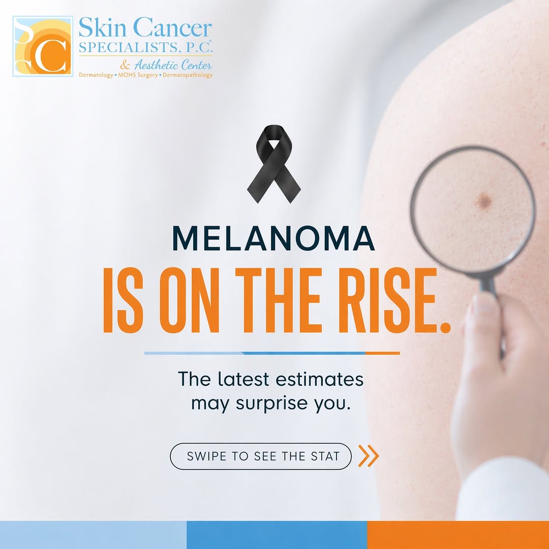 Instagram post by Dr. J. Nicole Flandry Fussell: Melanoma is on the rise In 2026, an estimated 234,680 cases will be diagnosed in the U.S. That’s a 10.6% increase from last year. And while …
