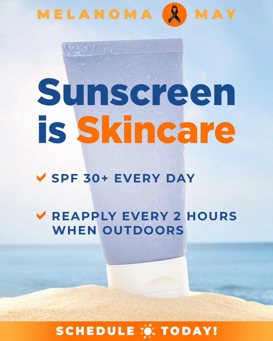 Instagram post by Dr. J. Nicole Flandry Fussell: Melanoma Monday 🖤Sun protection is one of the most powerful ways to reduce skin cancer risk. Make SPF part of your daily routine, then reme…