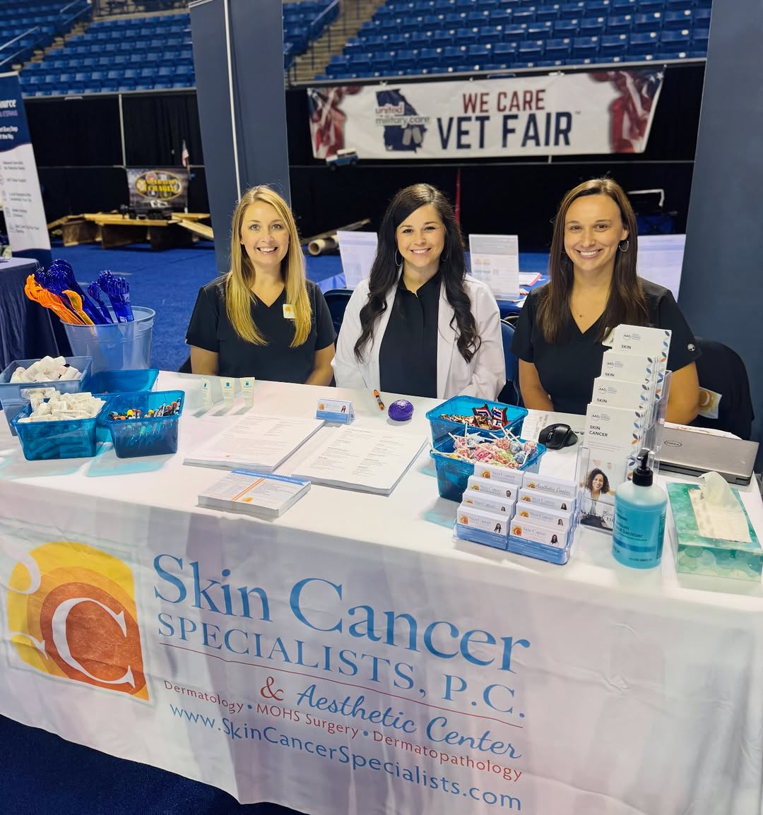 Instagram post by Dr. J. Nicole Flandry Fussell: Caring for our community extends beyond our clinic walls. We were proud to participate in the We CARE Vet Fair in Columbus, Georgia, providi…