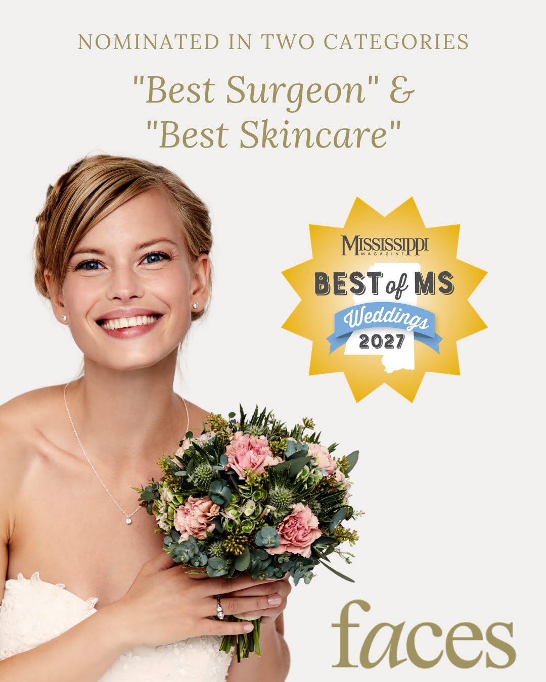Instagram post by Dr. J. Randall Jordan: We’re honored, once again, to be nominated in @mississippimagazine’s Best of Mississippi Weddings! Your support means so much to us, and now…