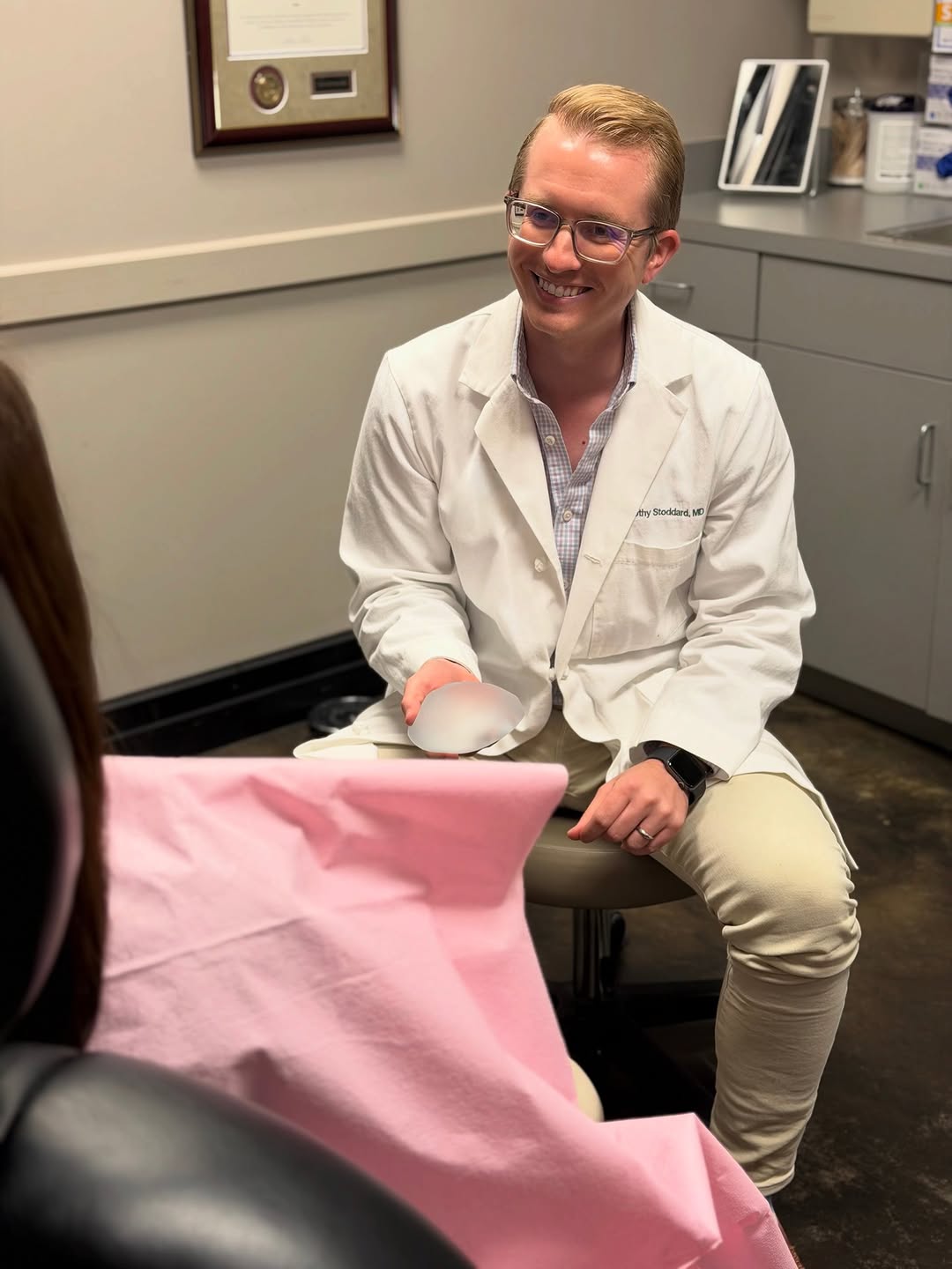 Instagram post by Dr. J. Stephen Gunn: Now seeing patients ✨ Say hello to Dr. Timothy Stoddard, one of our 2026–2027 Aesthetic Surgery Fellows! Known for his patient-centered appr…