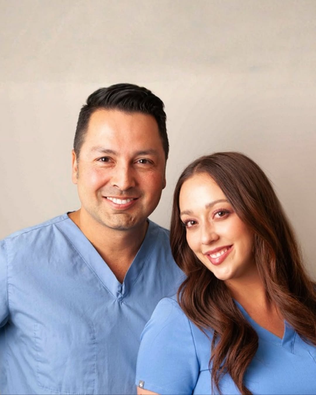 Instagram post by Dr. Jack Zamora: Flashback Friday! Taking it back with Dr. Zamora and Jaclyn ⭐️ Some things never change, like this team’s dedication to taking amazing care …