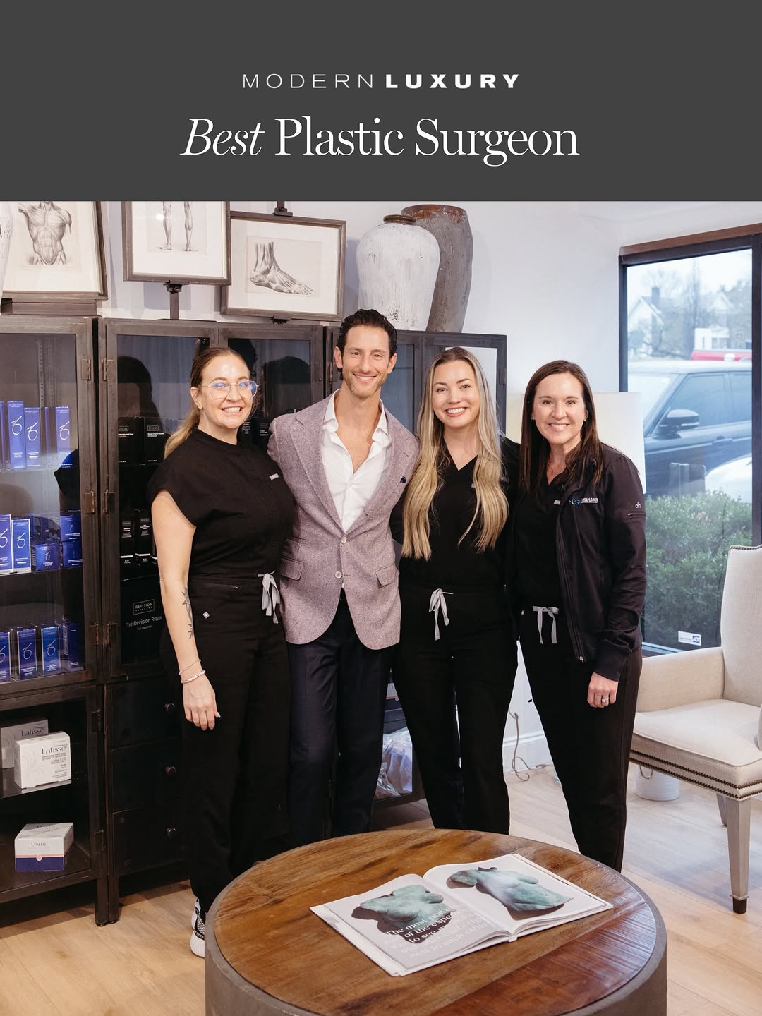 Instagram post by Dr. Jacob G. Unger: We are so thrilled to have been selected in Modern Luxury Nashville’s Best of the City 🏆 @mlnashville Dr. Unger has been named Best Plastic…