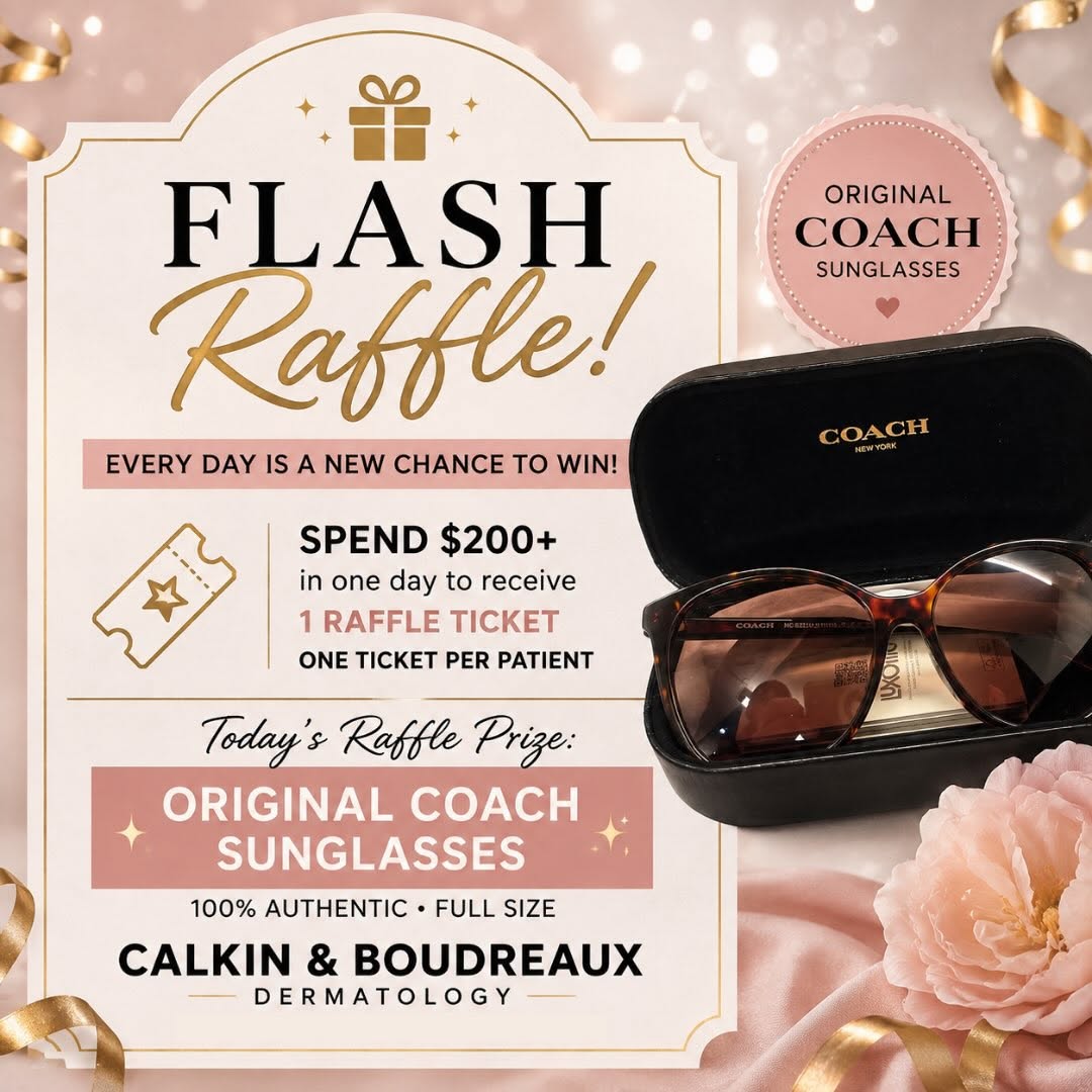 Instagram post by Dr. Jacqueline Calkin: Day 4 of Open House, and today’s raffle prize might just be your new favorite accessory. Up for grabs? A pair of Coach Sunglasses, the perfe…
