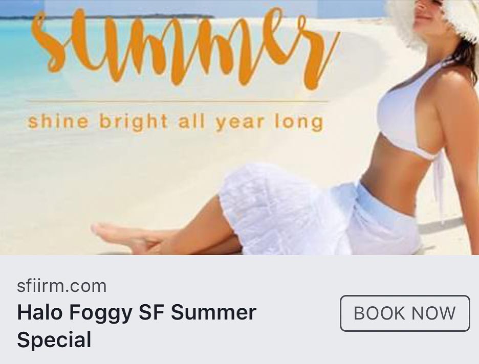 Instagram post by Dr. Jake Wardwell: 15% off Halo treatments through the end of the summer. Halo makes you glow!