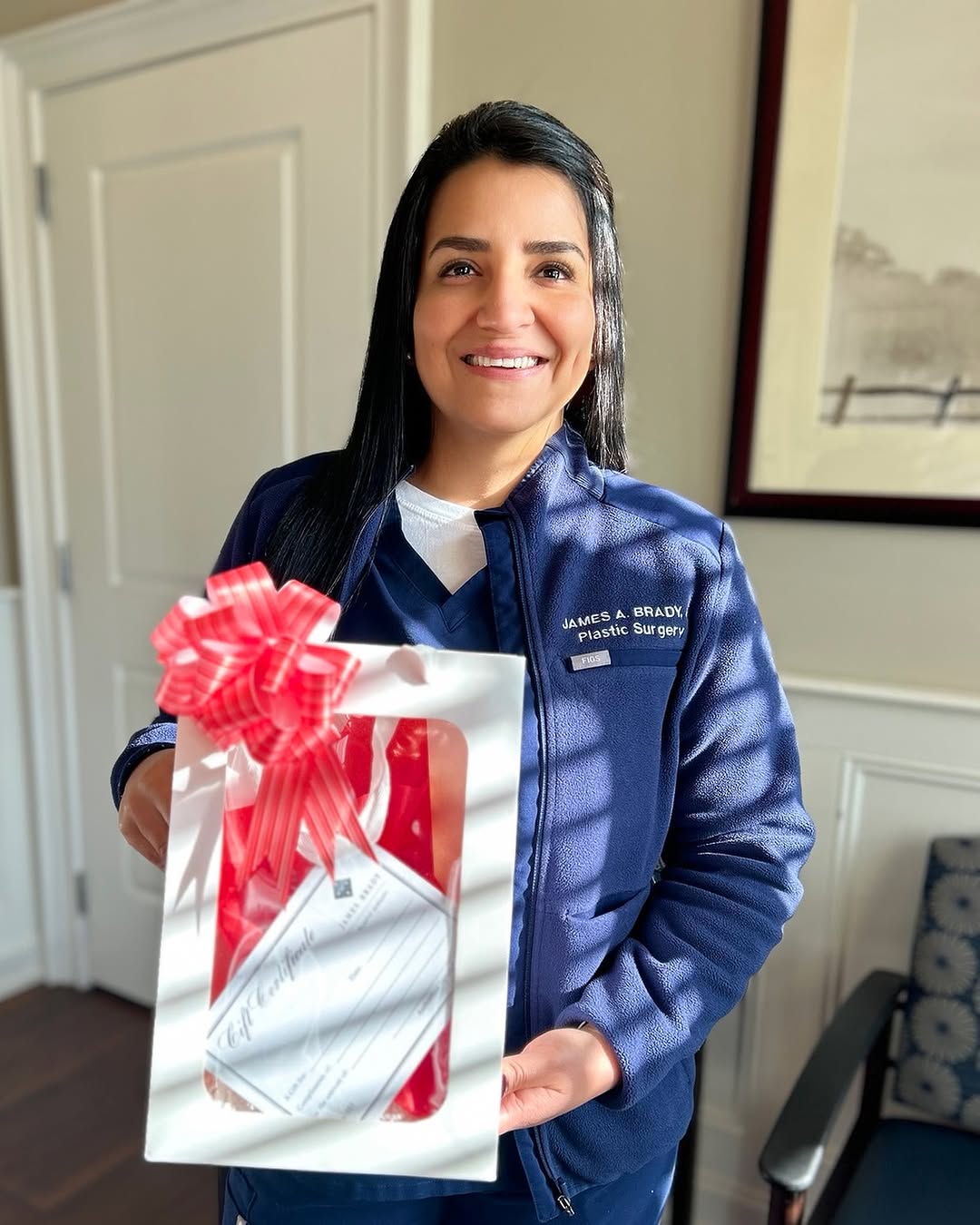 Instagram post by Dr. James Andrew Brady: ‘Tis the season to treat someone special to some pampering and rejuvenating treatments! Give JOY in the form of the East End’s most-loved fa…