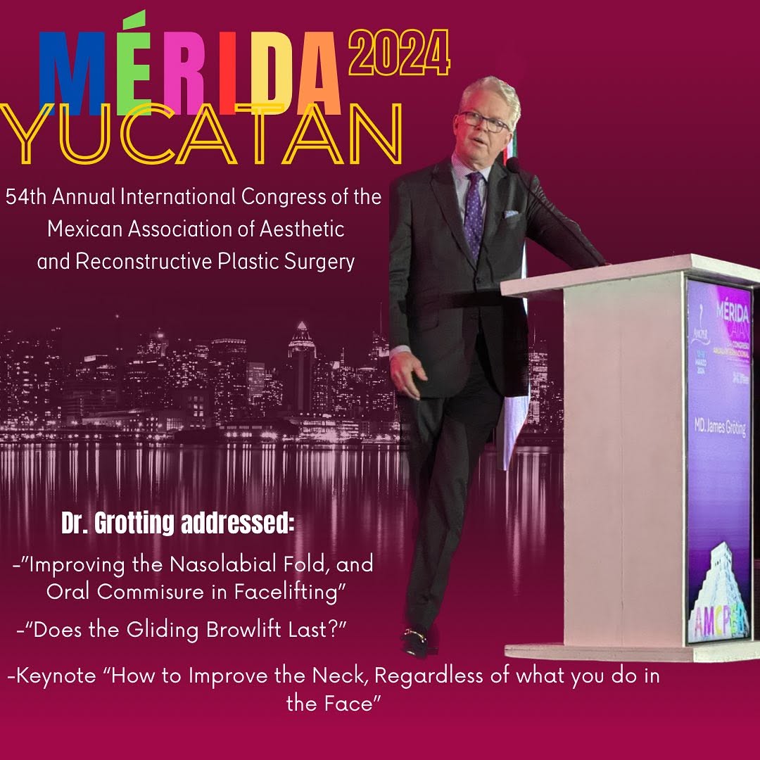 Instagram post by Dr. James C. Grotting: Dr. Grottings fantastic trip to Mérida Yucatán for the 54th Annual International Congress of the Mexican Association of Aesthetic and Recons…