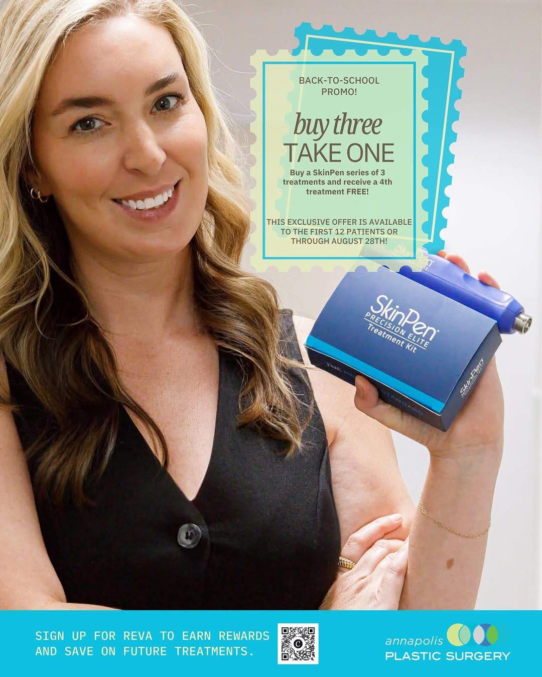 Instagram post by Dr. James E. Chappell: Back-to-school season is here — and it’s the perfect time to refresh your skin. ✨ For a limited time, purchase a series of 3 SkinPen treatme…