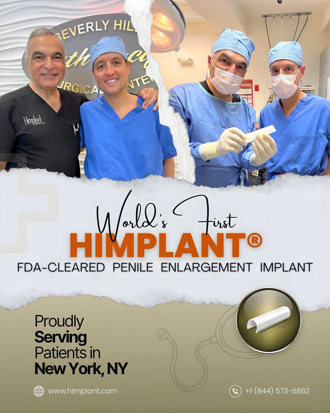 Instagram post by Dr. James Elist: Our team is dedicated to providing men with an effective solution for male enhancement, and we're proud to offer the world's first FDA-clear…