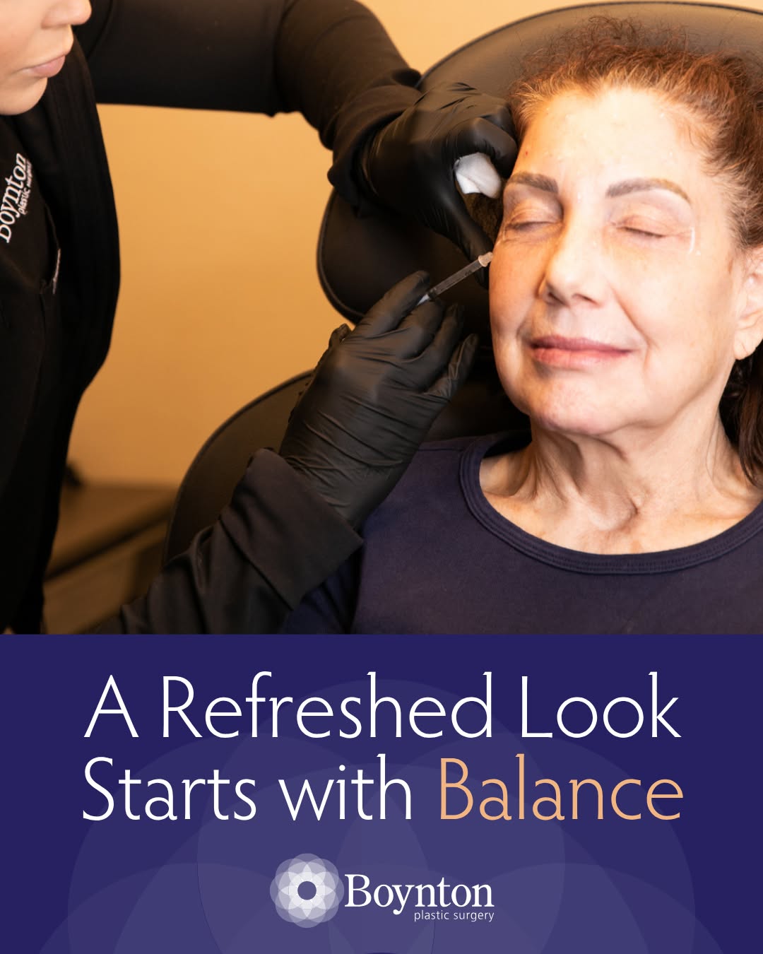 Instagram post by Dr. James F. Boynton: The goal isn't to erase every line or completely change your appearance. It's about restoring balance. ✨ Dr. Boynton's approach to facial re…