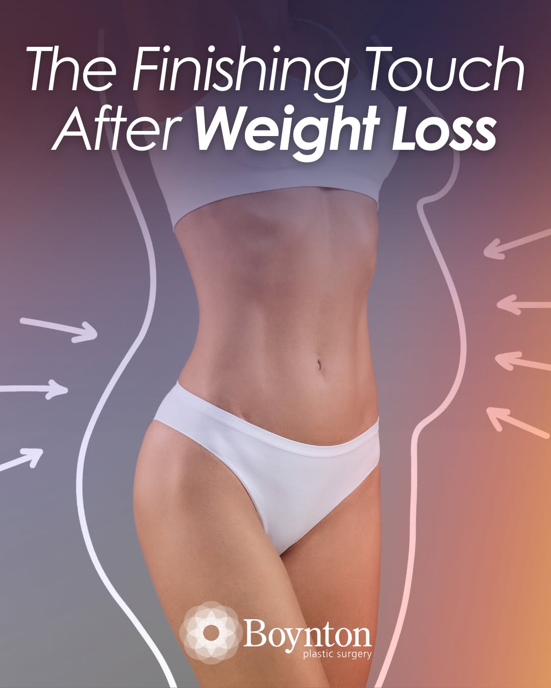 Instagram post by Dr. James F. Boynton: Losing weight is an incredible accomplishment 🤝, but for many patients, loose skin can make it difficult to fully appreciate the results of…